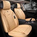 Blue PU Leather Car Seat Covers Full Set F157