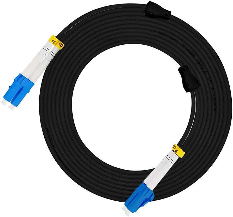 LC to LC Outdoor Armored Duplex 9/125 SM Fiber Optic Cable 300M X535