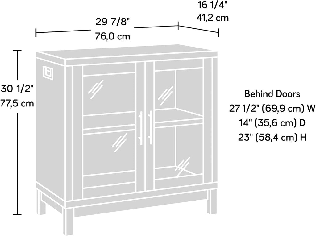 Navy Accent Storage Cabinet N7138