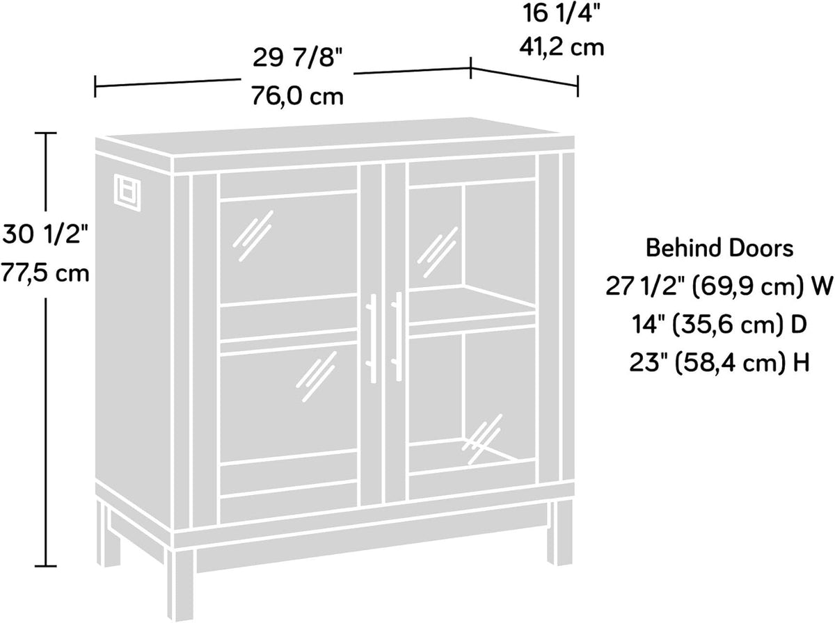 Navy Accent Storage Cabinet N7138