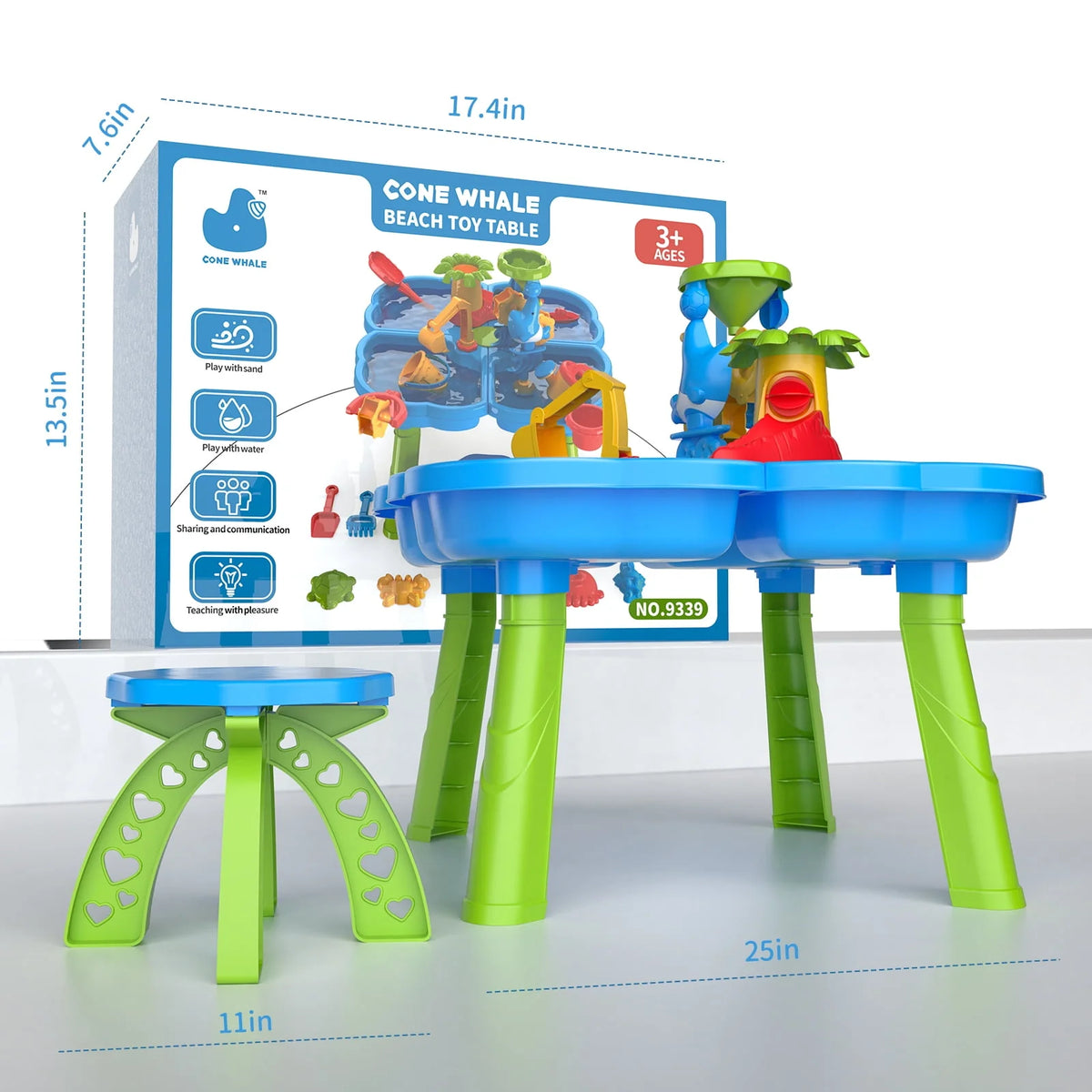 4 in 1 Sand and Water Play Table D100