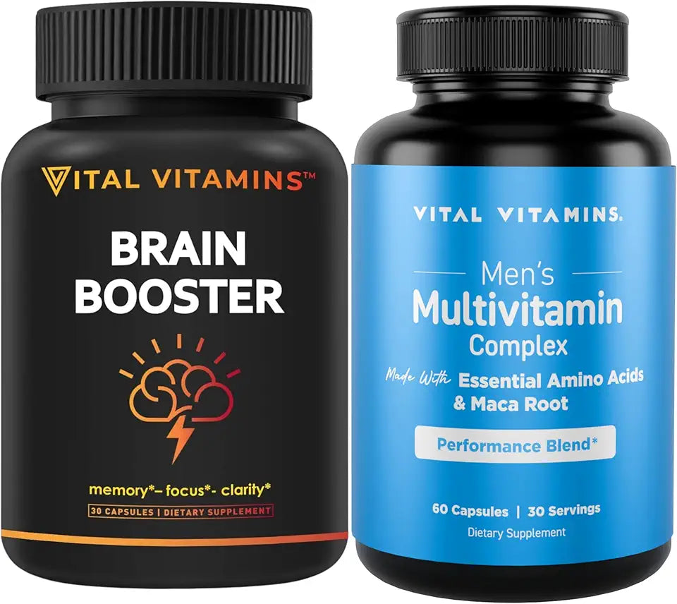 Brain Booster Capsules + Men's Multivitamins G8673