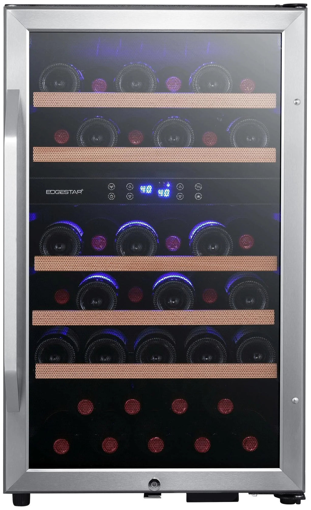 38 Bottle Capacity Free Standing Wine Cooler - Stainless Steel B93487