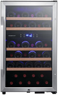 38 Bottle Capacity Free Standing Wine Cooler - Stainless Steel B93487