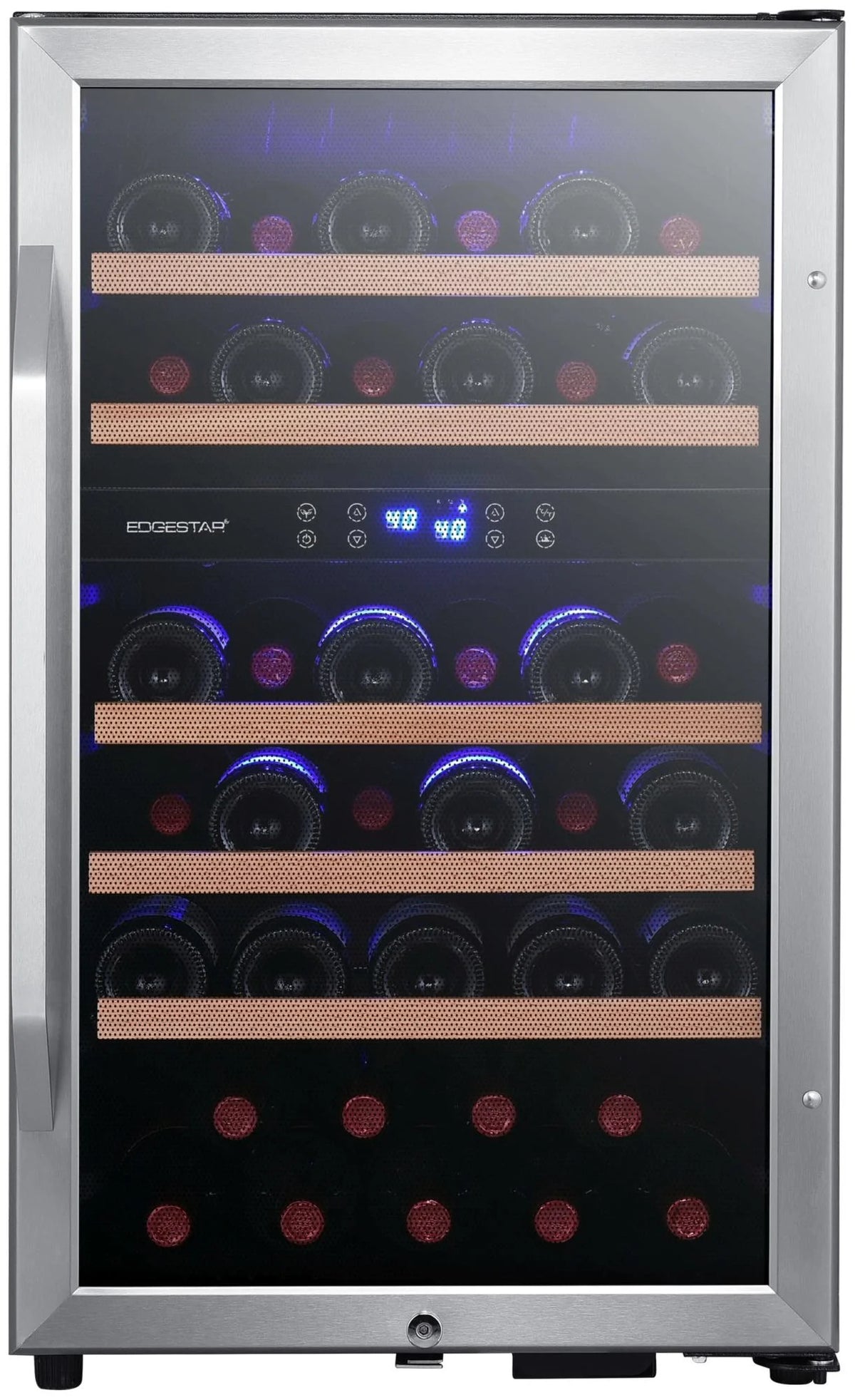 38 Bottle Capacity Free Standing Wine Cooler - Stainless Steel B93487