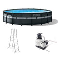 Round Above Ground Pool Set with Filter Pump F1303