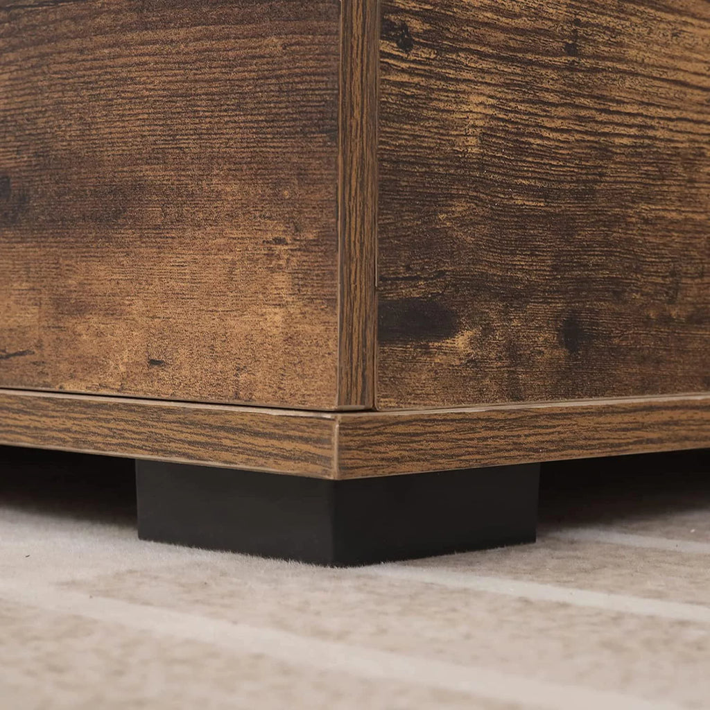 Led Coffee Table with Charging Station, 21 Color Change, 2 Tiers T489
