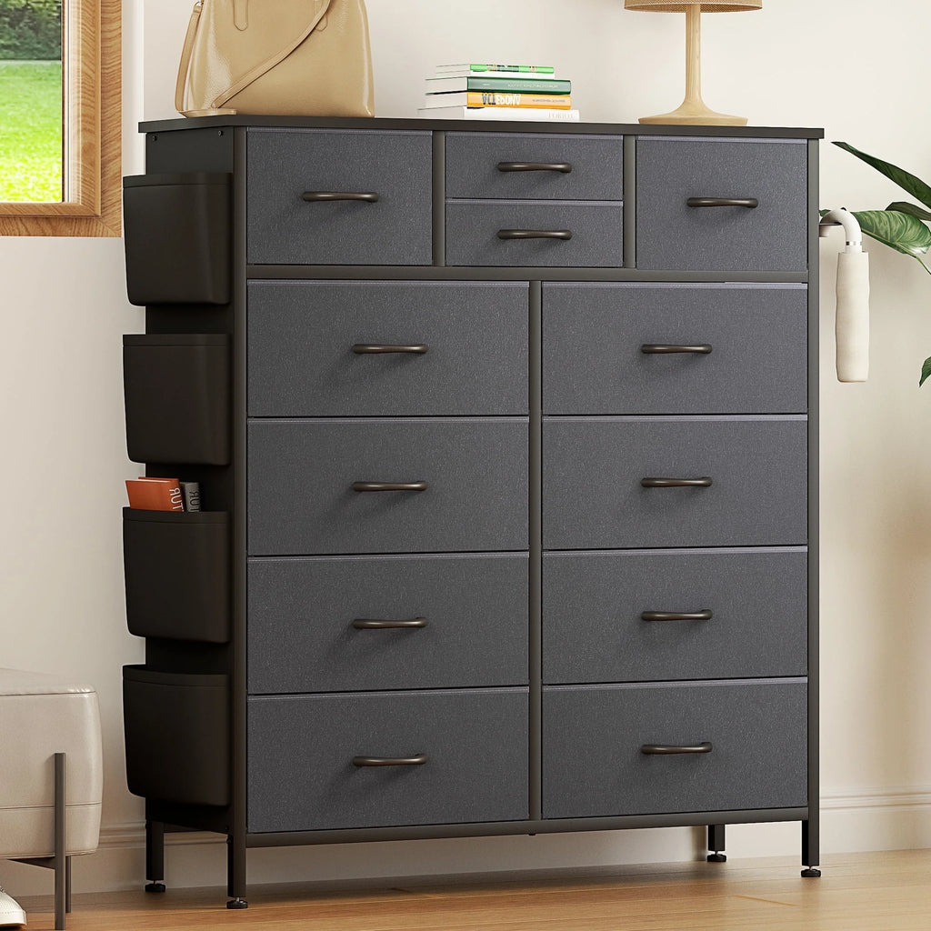 12 Drawer Fabric Dresser I30035