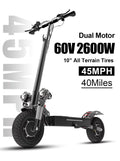 Electric Scooter, 60V 2600W Dual Motors N415