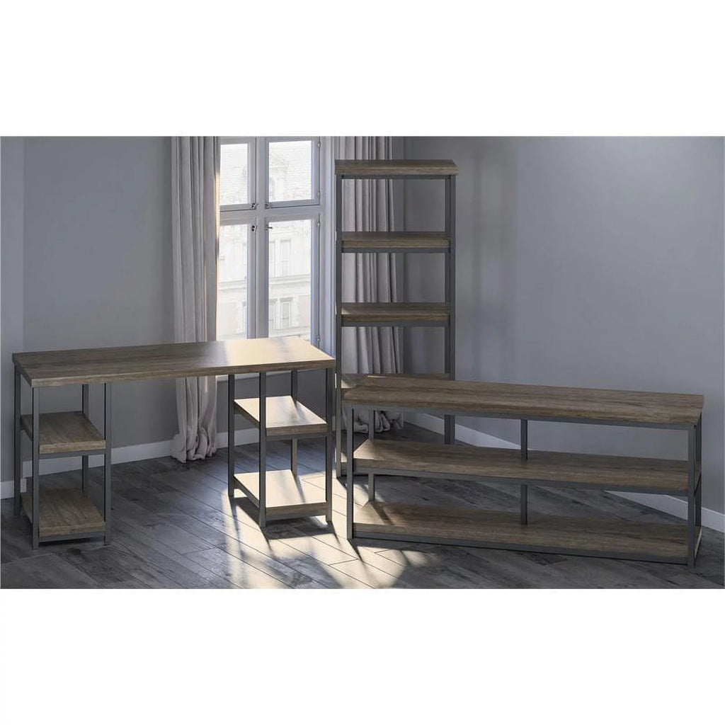 Weathered Oak Bookcase C9443