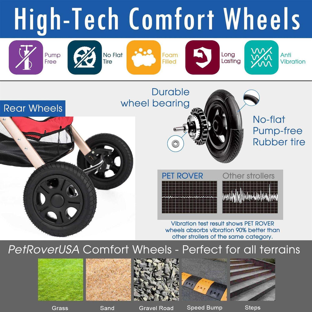 Extra Long Pet Stroller H99974