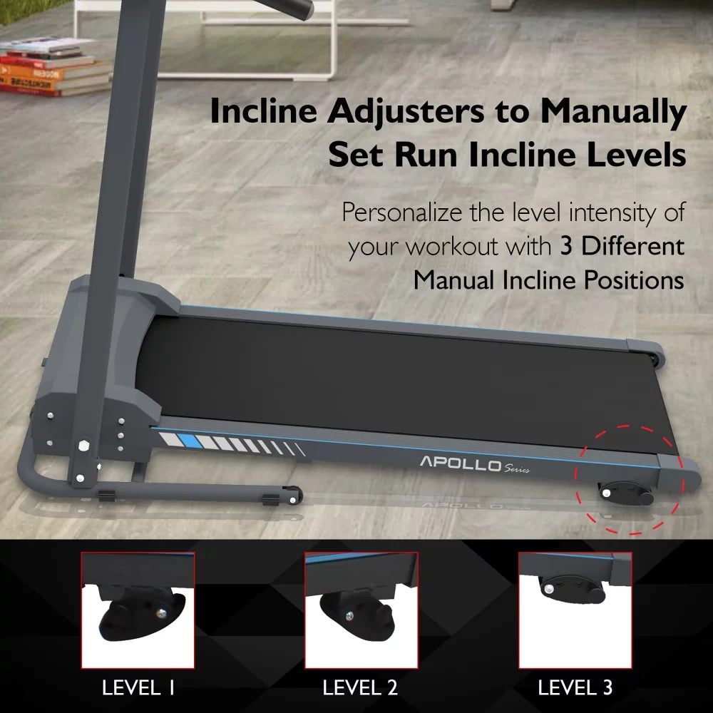Foldable Cardio Exercise Machine with LCD A840802