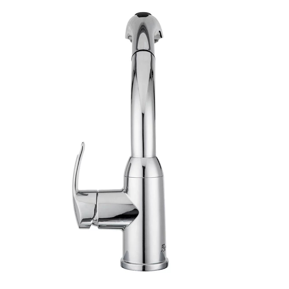 Chrome Single Hole Pull-Out Kitchen Faucet H3452