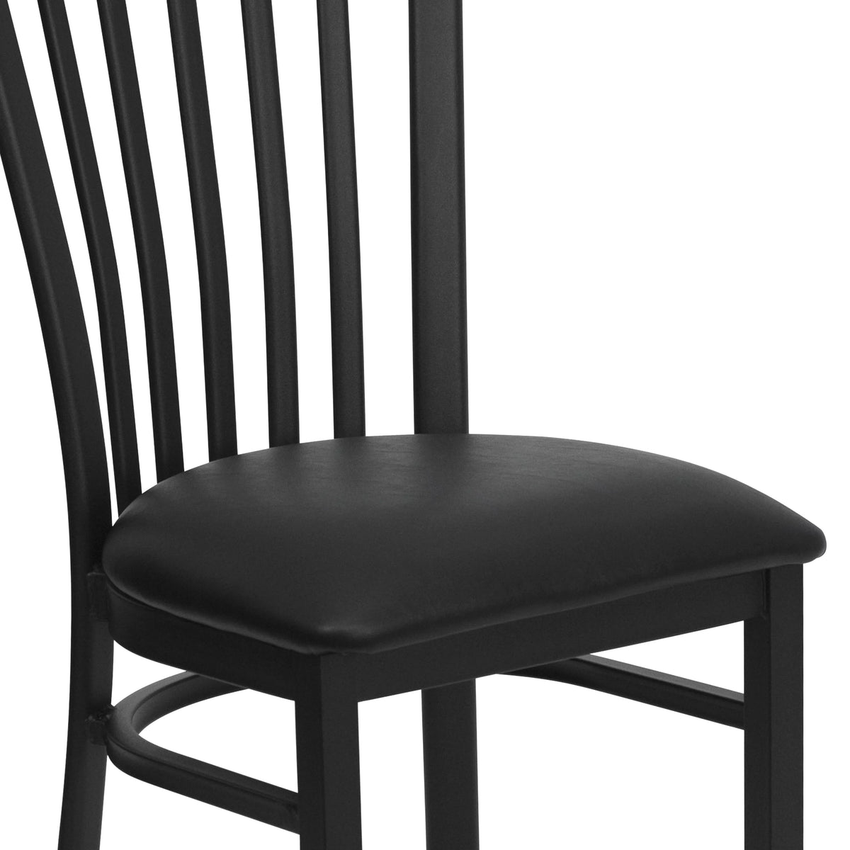 Black Metal Restaurant Chair T652516