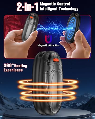 2 Pack Rechargeable Electric Hand Warmers with Charging Case X8174