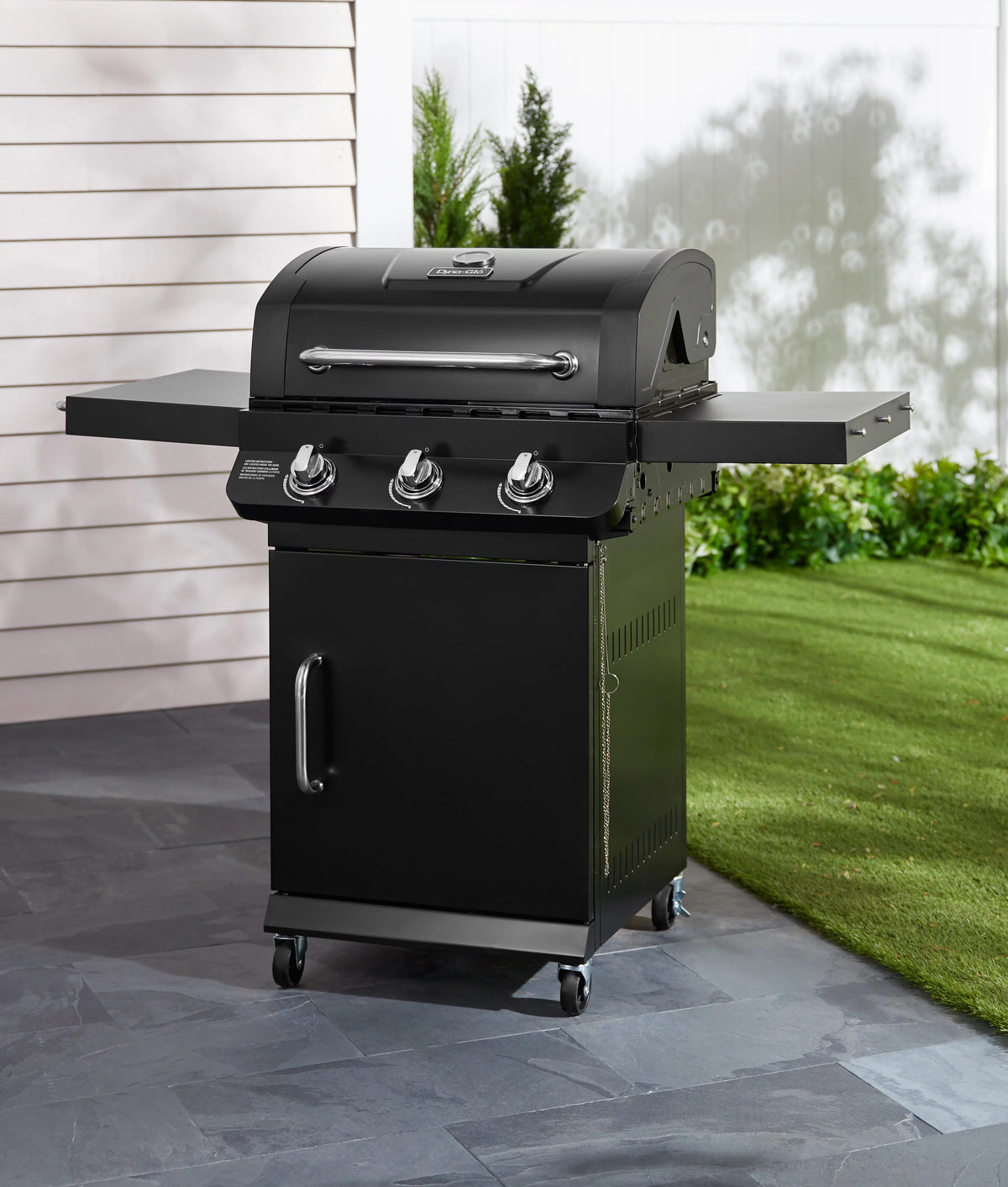 3 Burner Natural Gas Outdoor Grill Black C766706