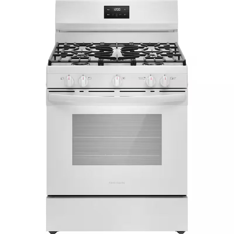 5 Burner Freestanding Gas Range in White W70847