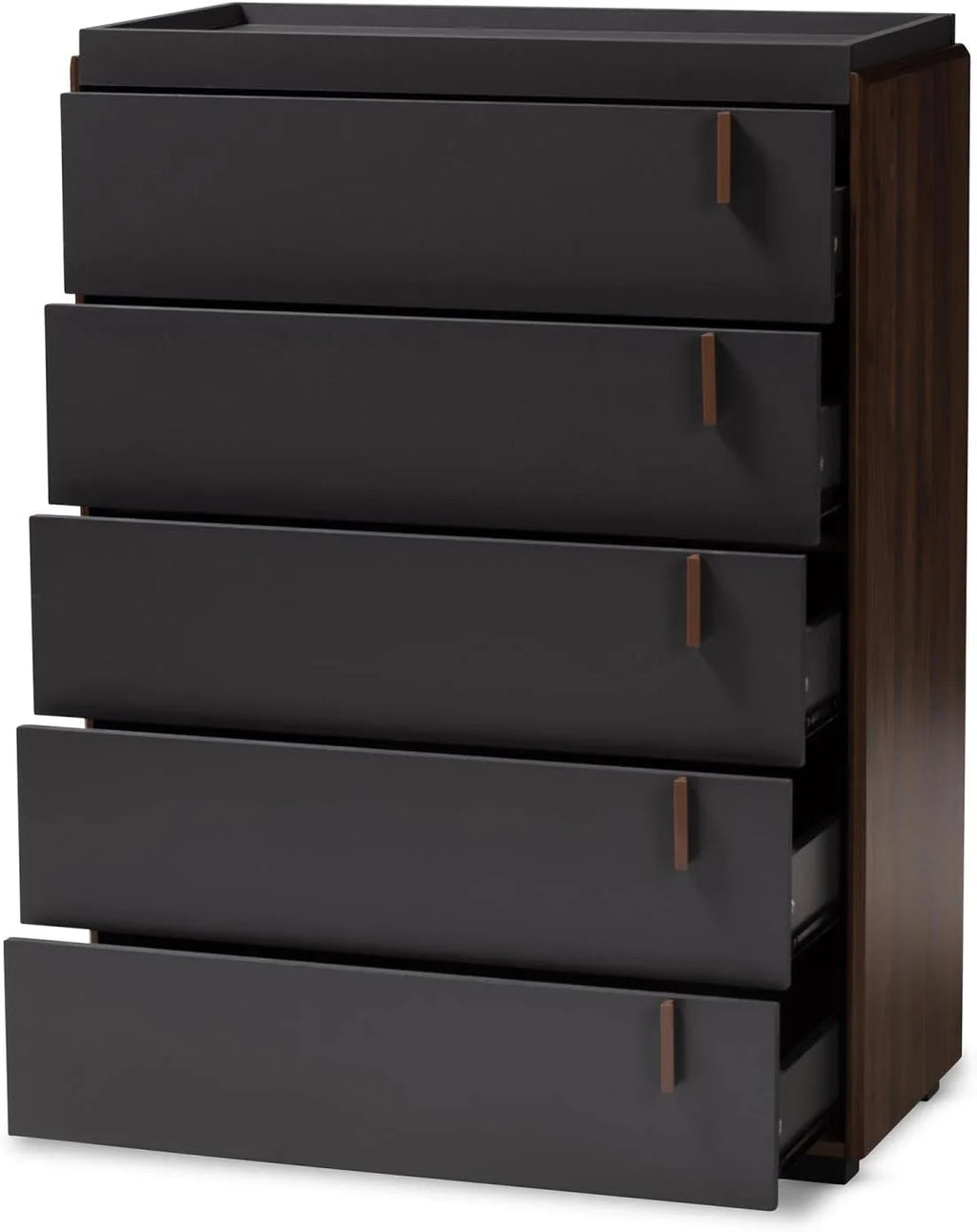 5-Drawer Wood Chest O186