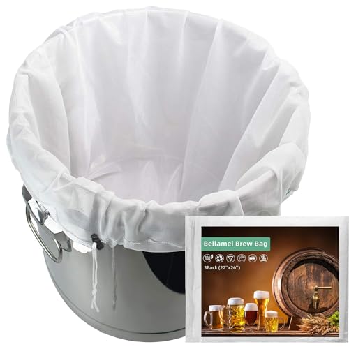 Extra Large Reusable 2 Pack 250 Micron Fine Mesh Brew Bag K665