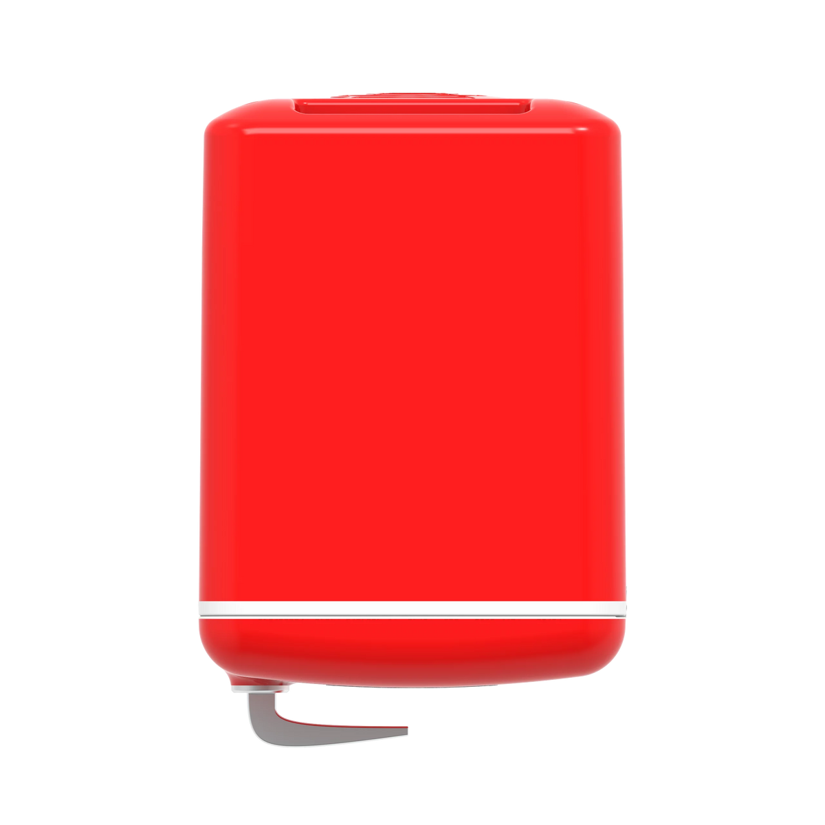 Portable Retro 6-Can Mini Cooler Red D655220