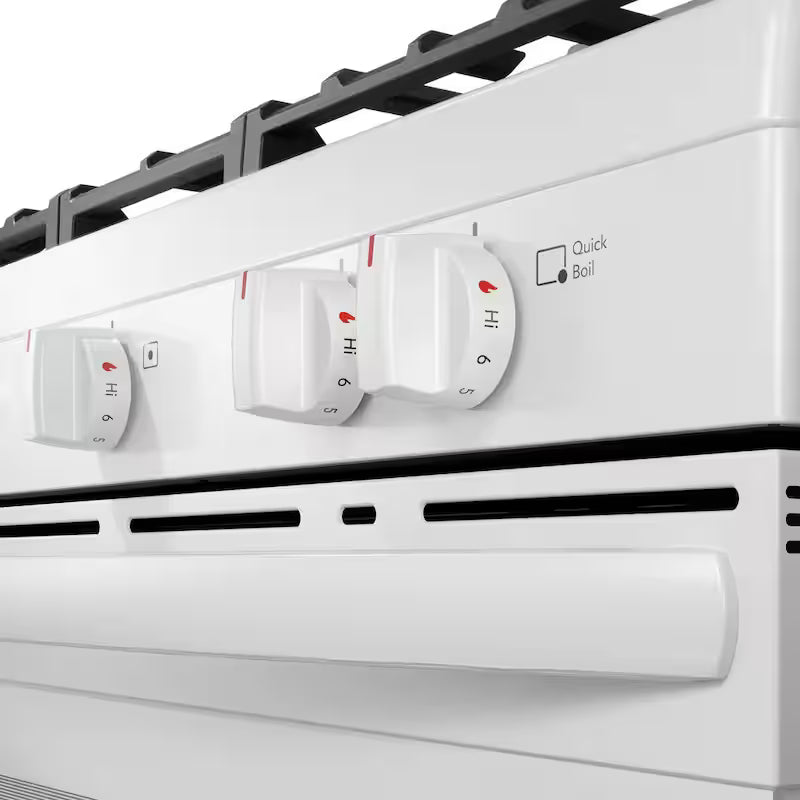 5 Burner Freestanding Gas Range in White W70847