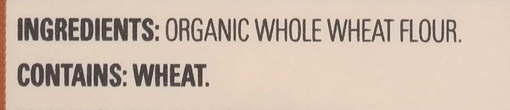 Organic Whole Wheat Flour Stone Ground 22 oz Pack of 3 G433