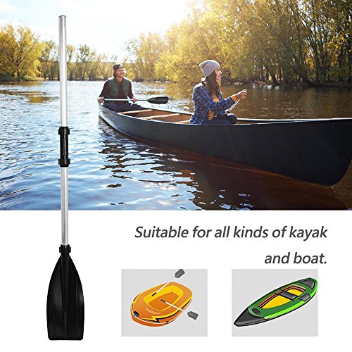 2 Pcs 4Ft Detachable Boat Canoe Paddle C739674