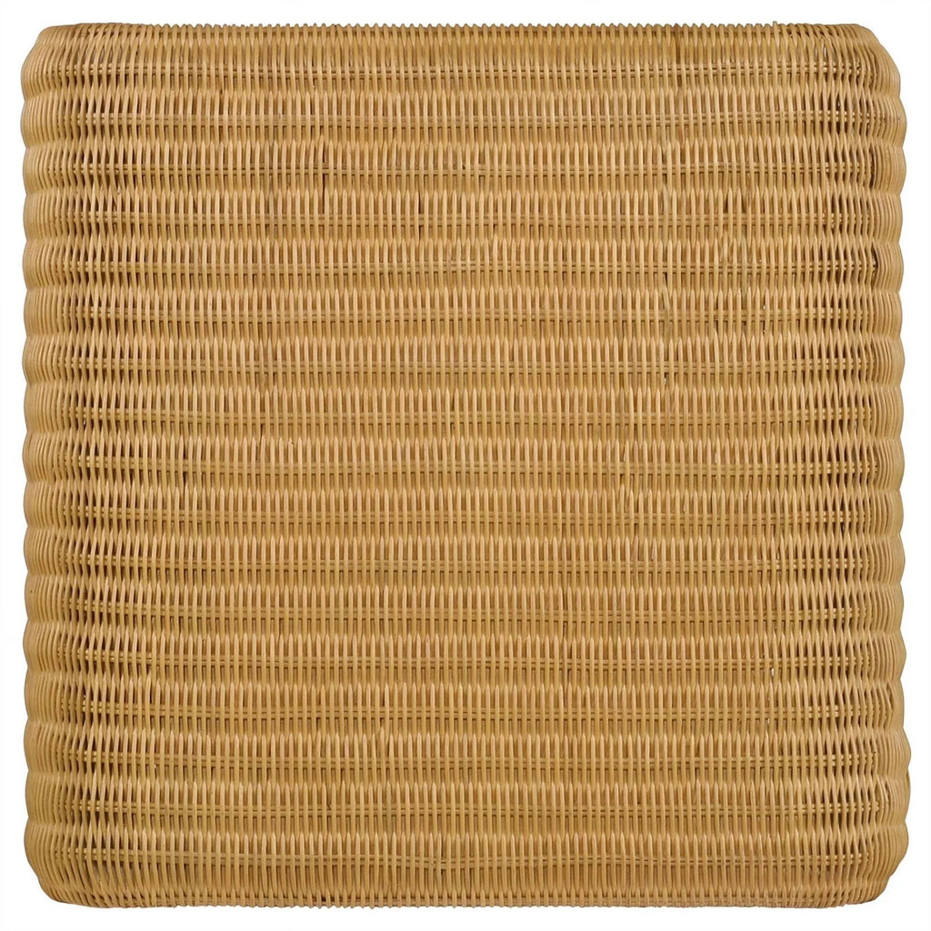 Square Coastal Rattan End Table X91155