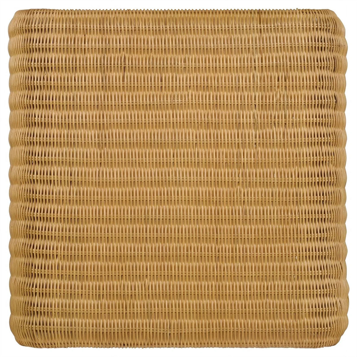 Square Coastal Rattan End Table X91155