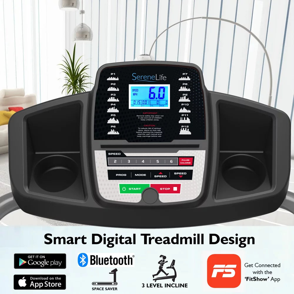 Foldable Cardio Exercise Machine with LCD A840802