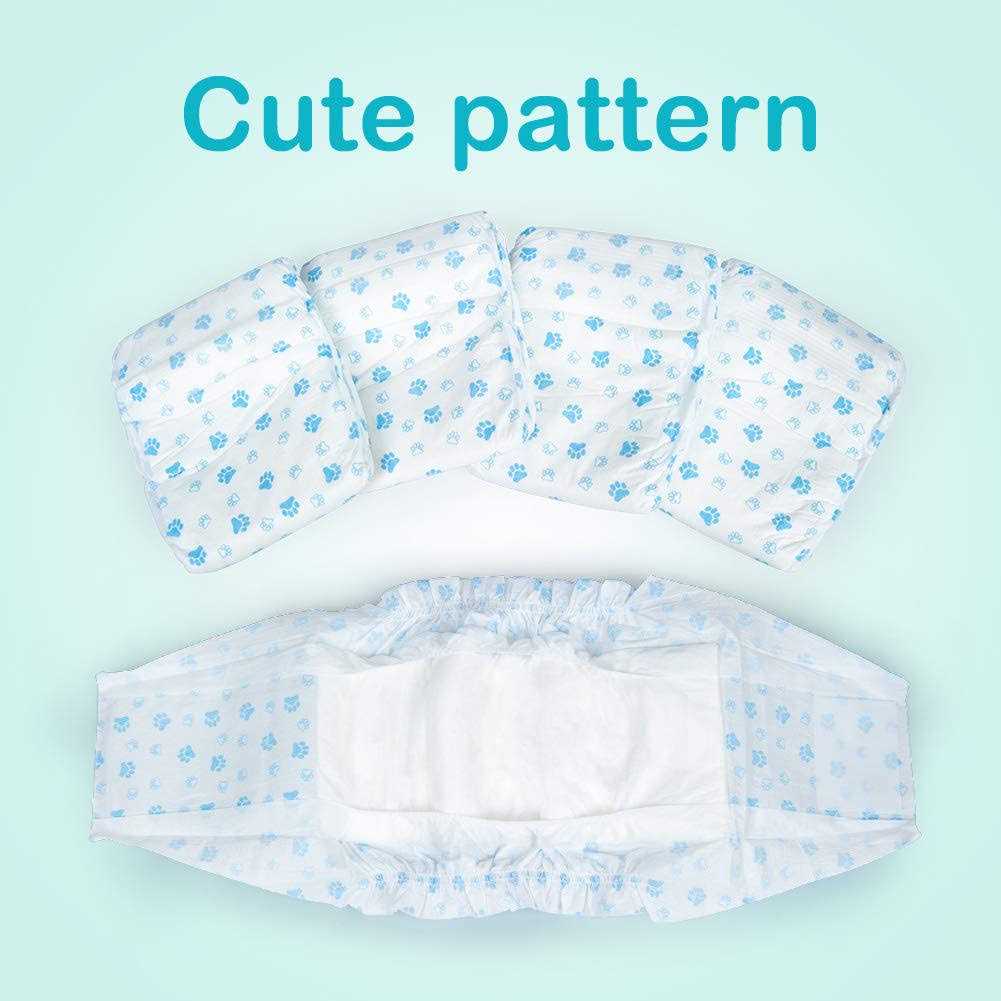 Absorbent Male Dog Wraps Belly Bands with Leak Protection A913690