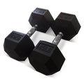 45 Pounds Hexagonal Cast Iron Dumbbell Pair X7858