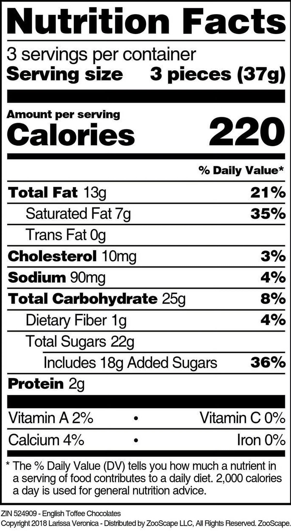 English Toffee Chocolates 4 oz 3-Pack S44479