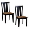 Black Wood Dining Chair Set of 2 M3814