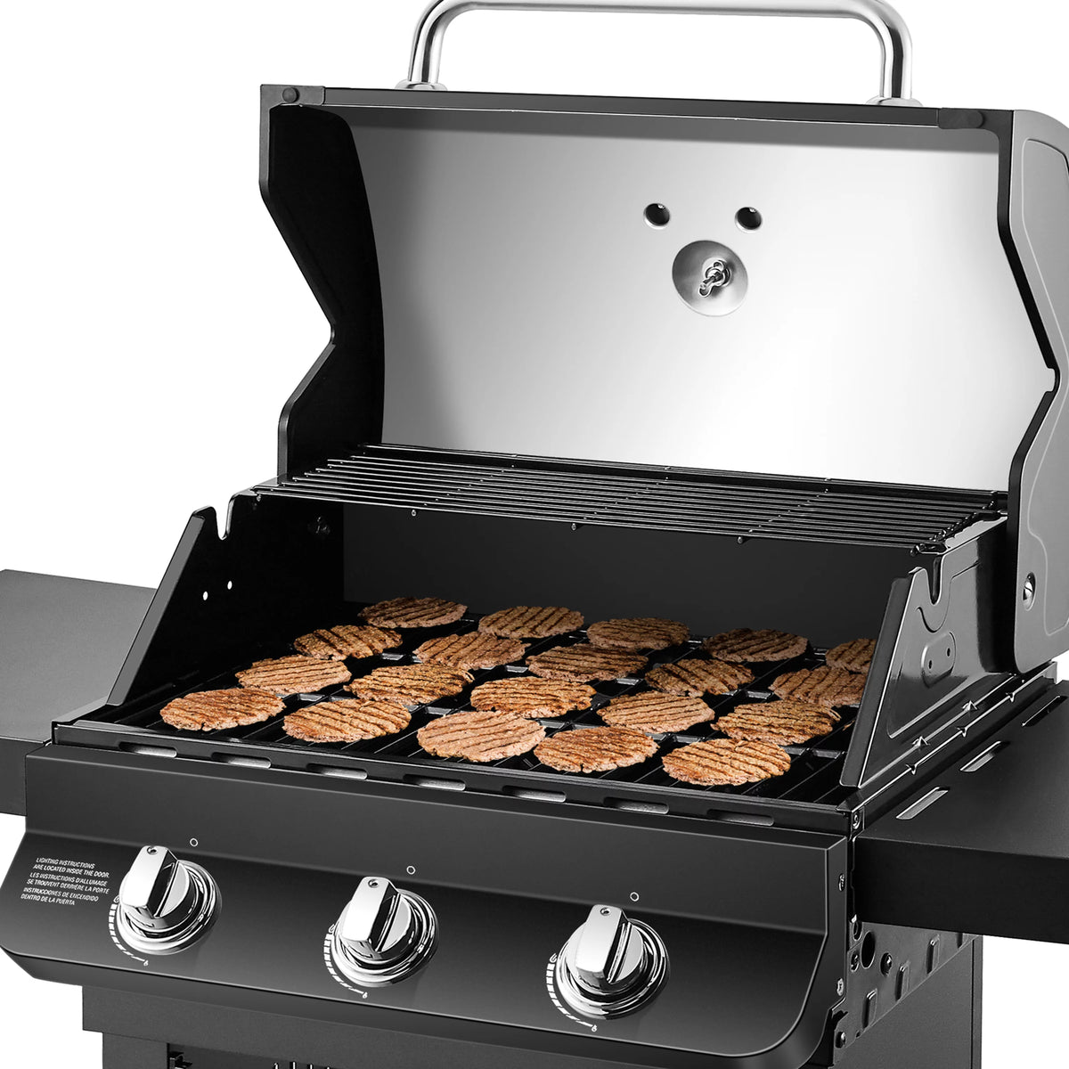 3 Burner Natural Gas Outdoor Grill Black C766706