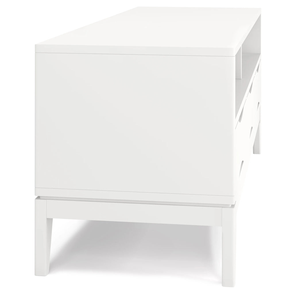 White 60 inch TV Media Stand X350