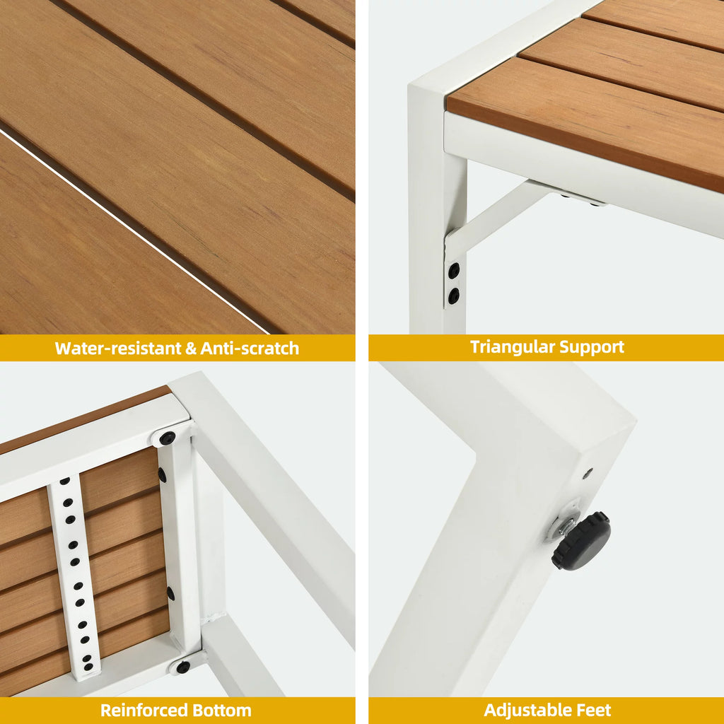 3 Pieces Patio Dining Table Set M7967