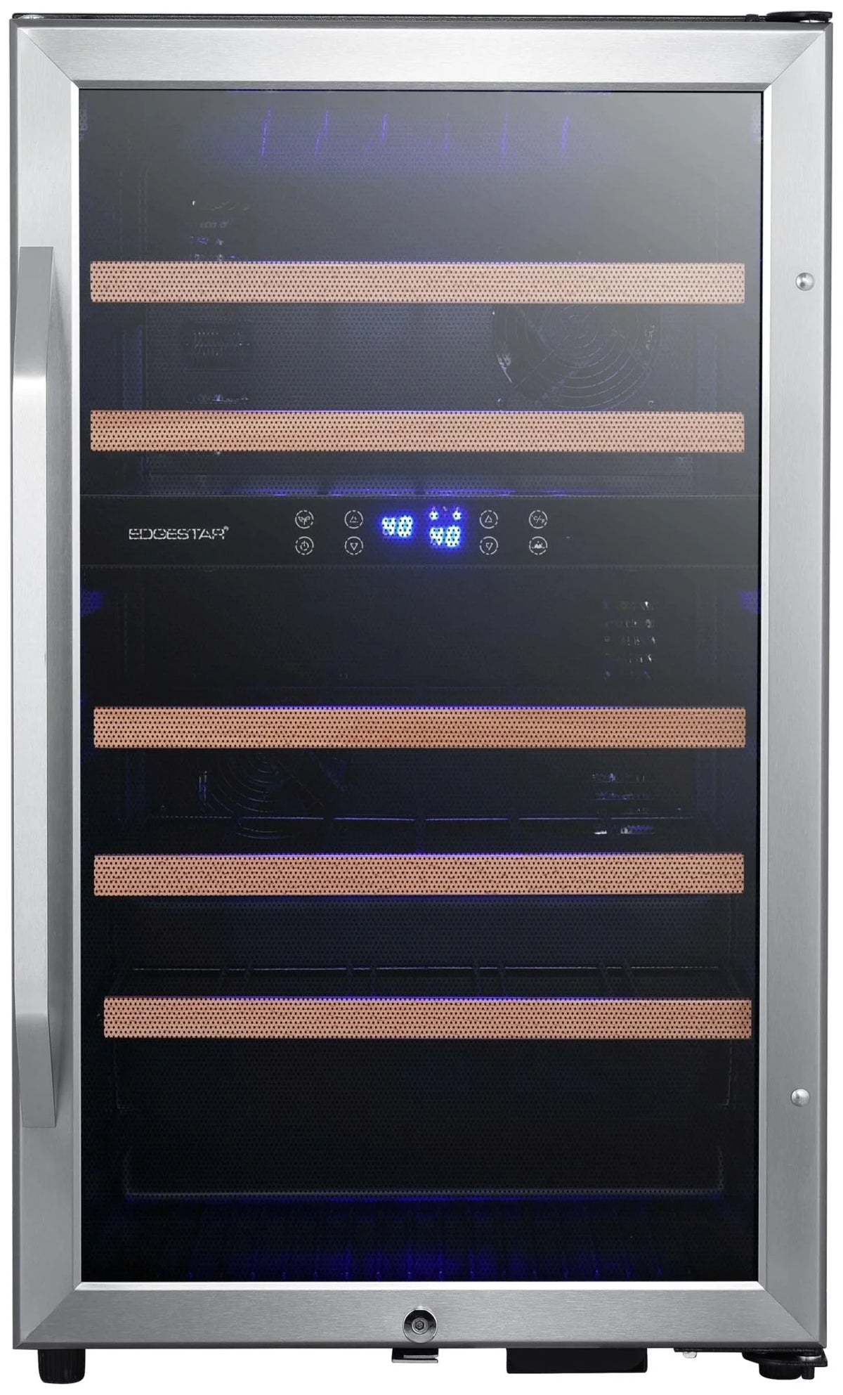 38 Bottle Capacity Free Standing Wine Cooler - Stainless Steel B93487
