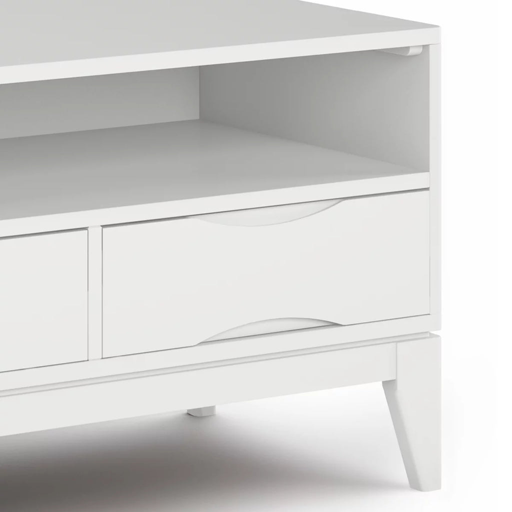 White 60 inch TV Media Stand X350