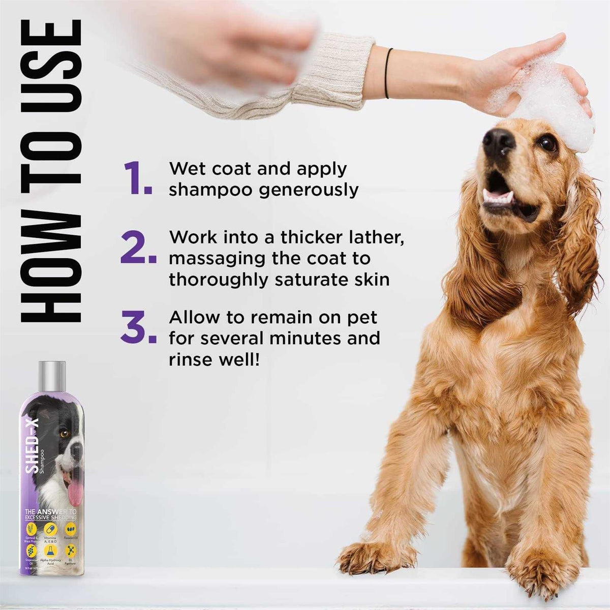 Shed Control Shampoo for Dogs C326260