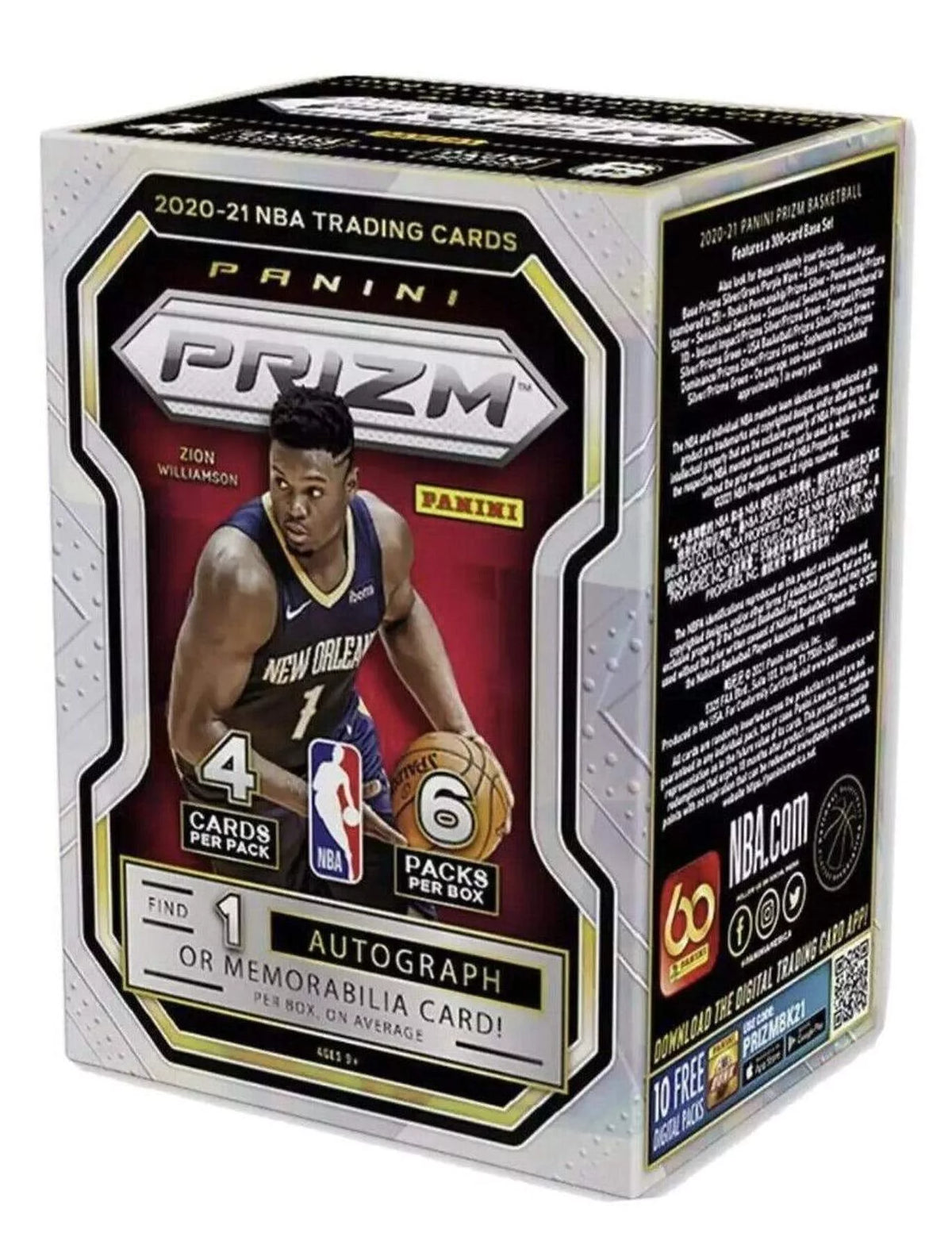 2020-21 NBA Basketball Trading Cards Blaster Box 24 Cards H87062