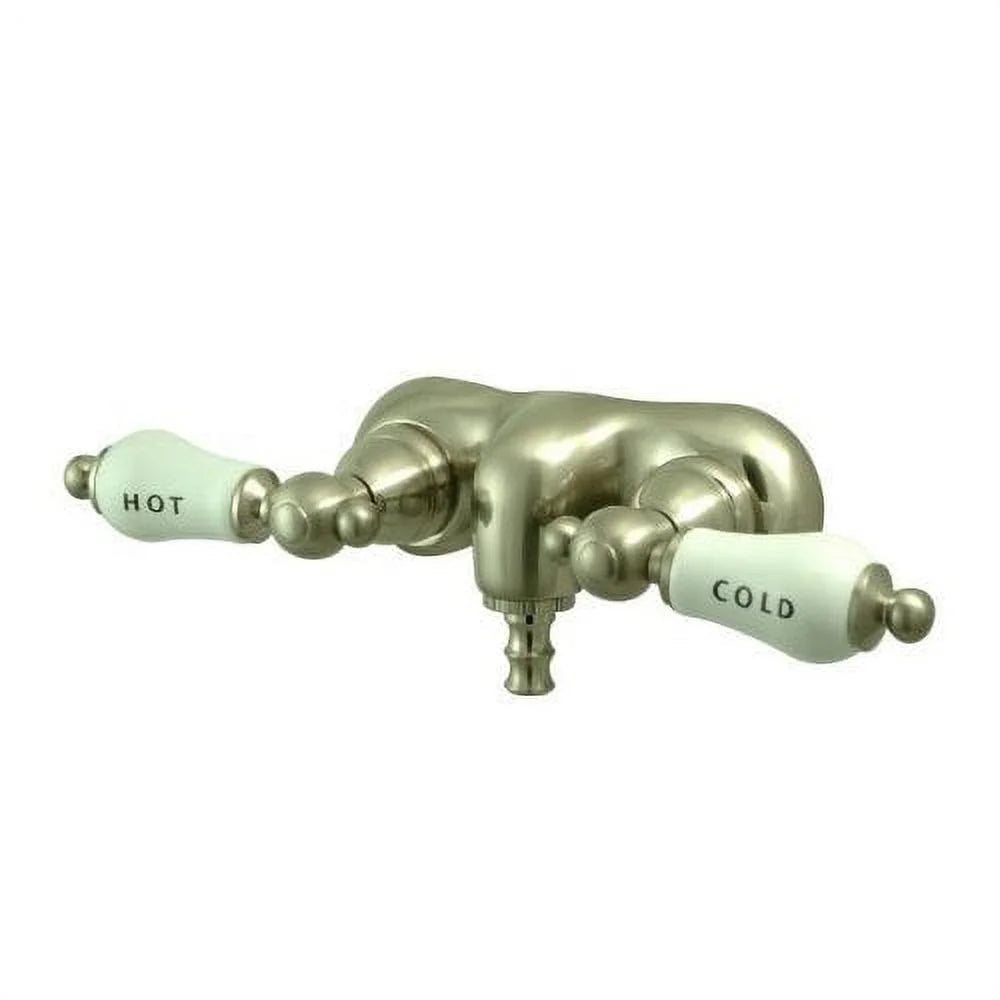 Double Handle Wall Mount Clawfoot Tub Faucet Trim T98005