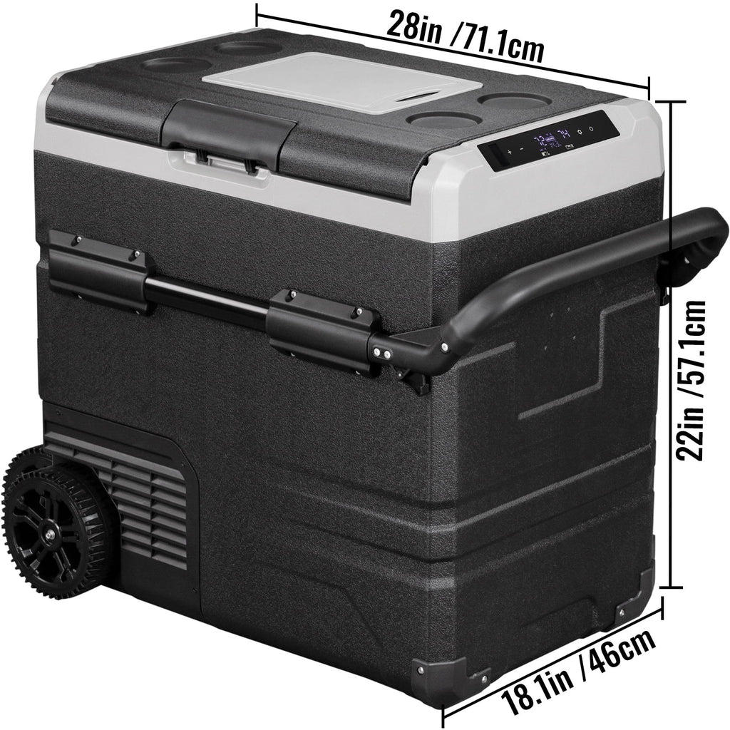 12 Volt 48Qt Dual Zone Car Refrigerator S684