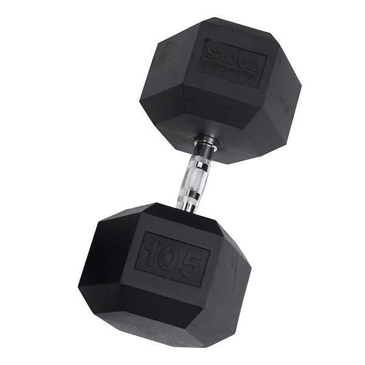Rubber Coated Hex Dumbbells 35 lb E9082