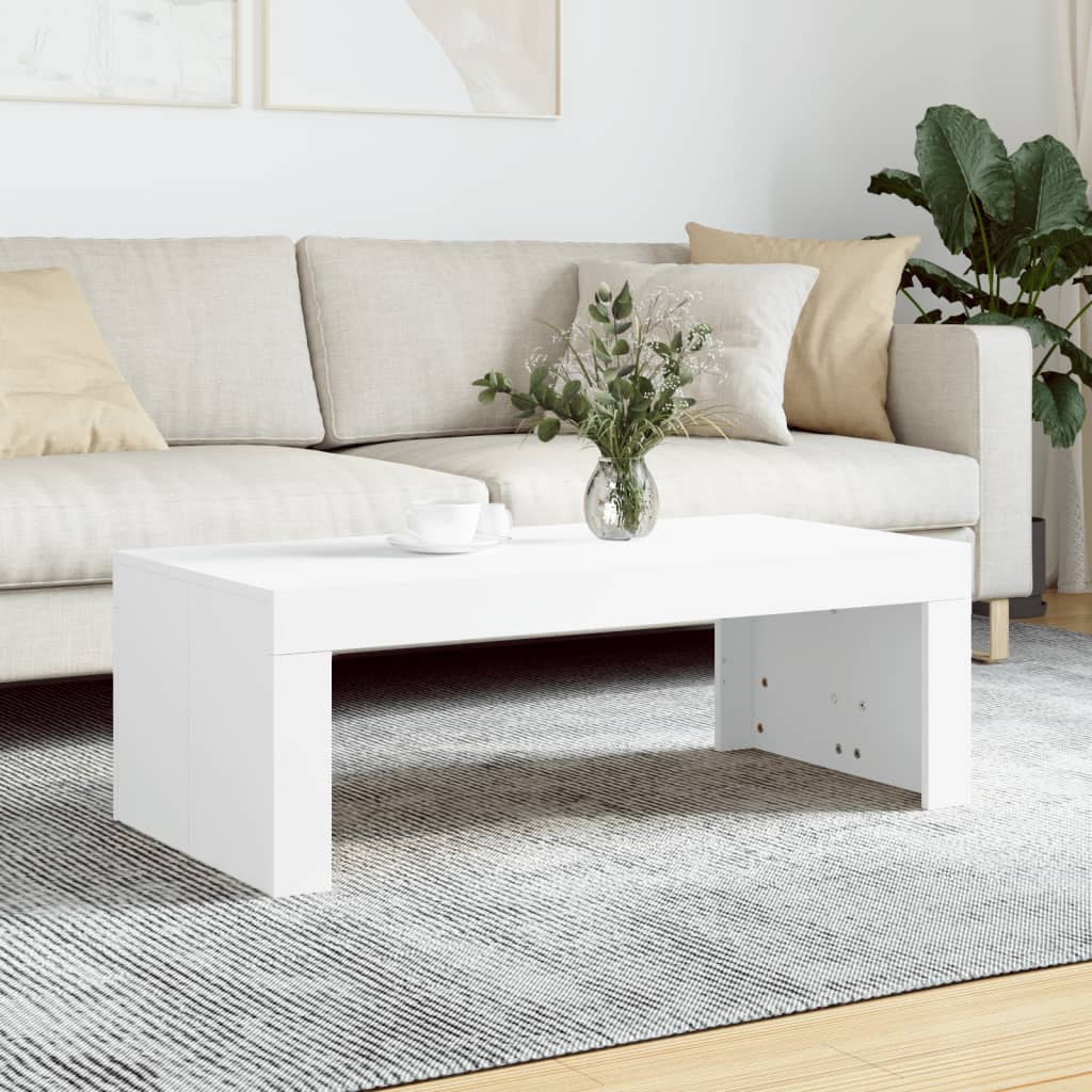 White Engineered Wood Coffee Table L2699