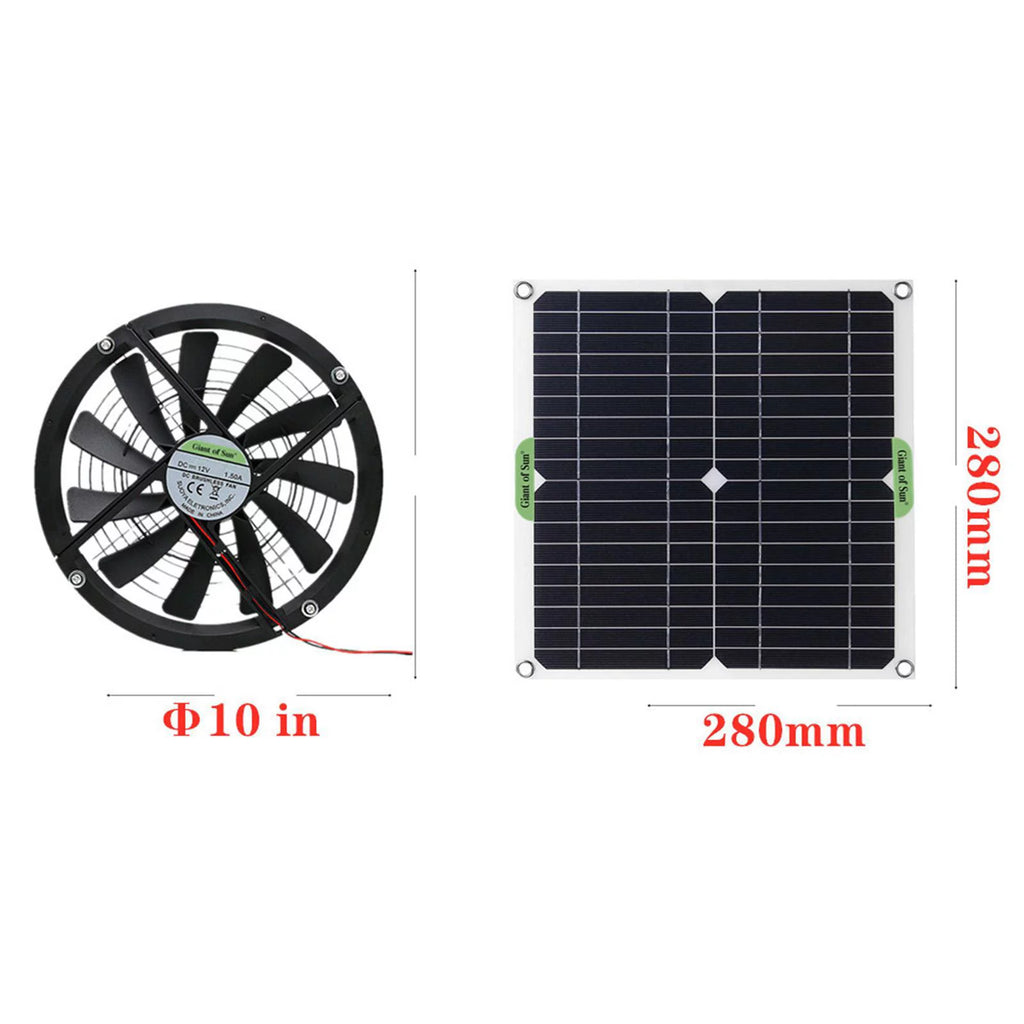 100W Solar Exhaust Fan U285