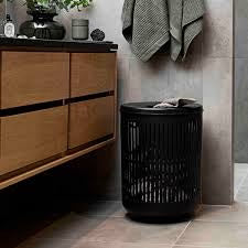 Black 60L Laundry Basket O6305