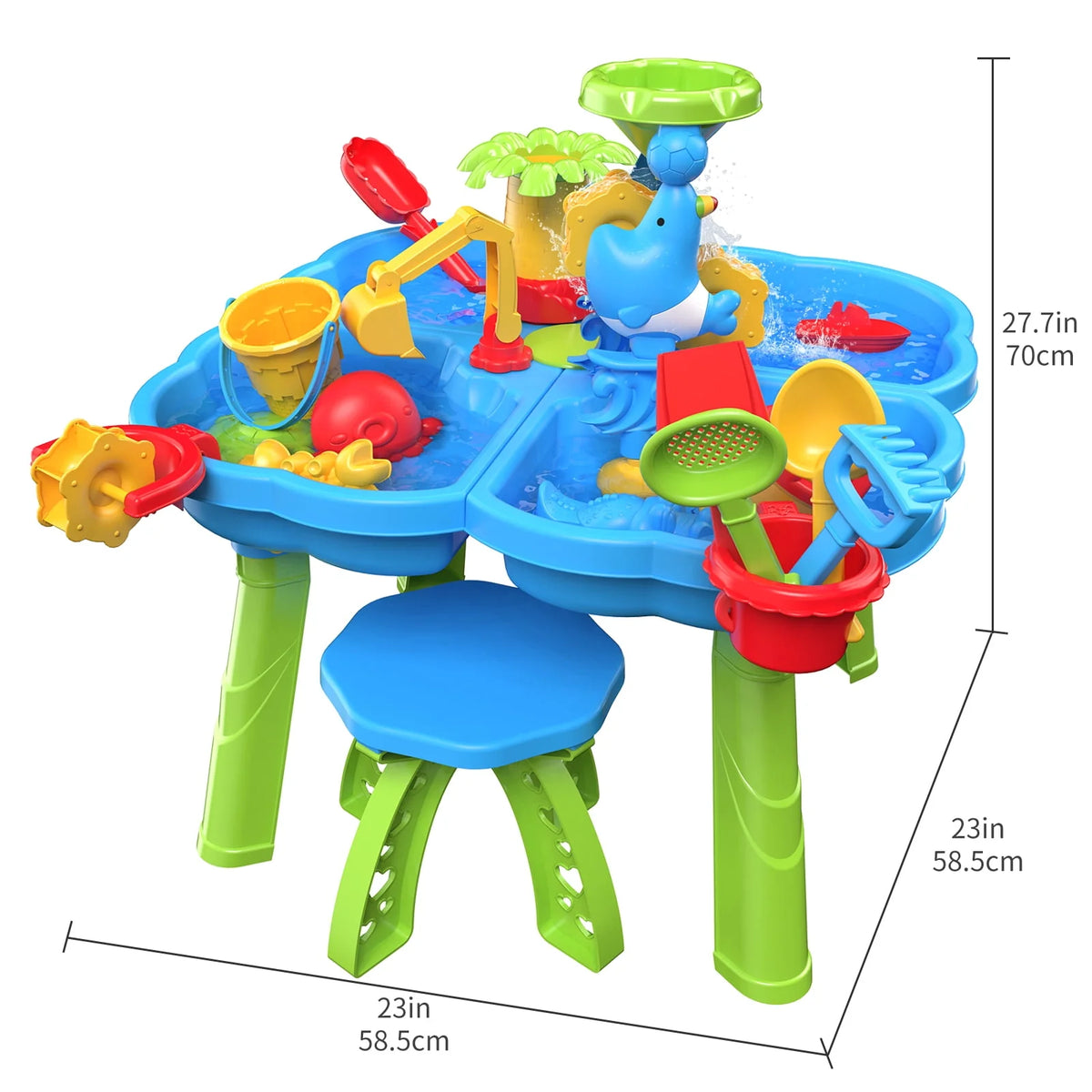 4 in 1 Sand and Water Play Table D100