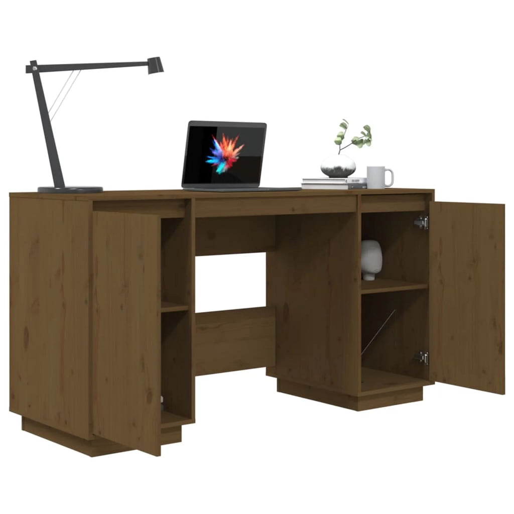 Computer Desk with 2 Door Cabinets R937512
