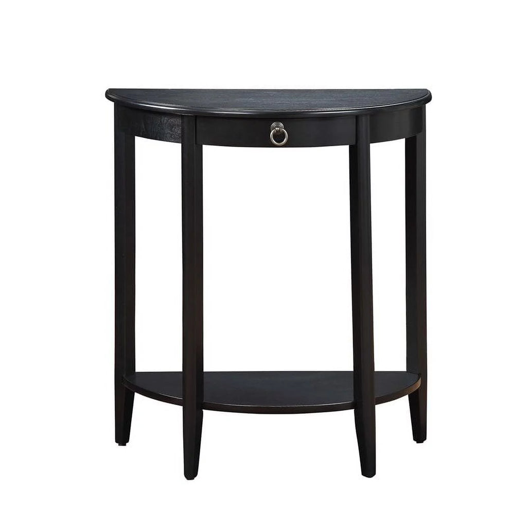 Black Wood Console Table E13463